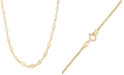 Italian Gold Cubic Zirconia Mesh Link 18" Collar Necklace in 14k Gold